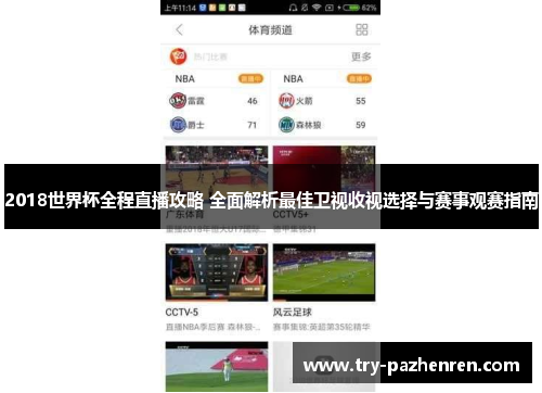 2018世界杯全程直播攻略 全面解析最佳卫视收视选择与赛事观赛指南