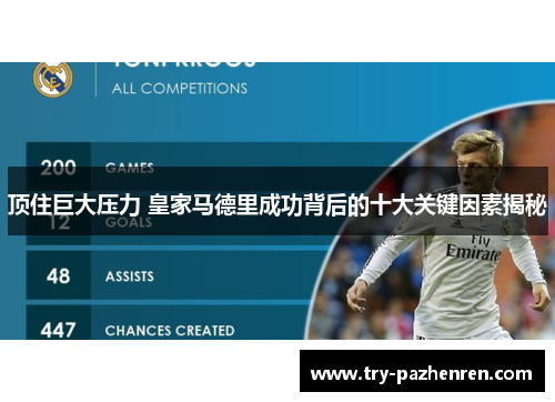 顶住巨大压力 皇家马德里成功背后的十大关键因素揭秘